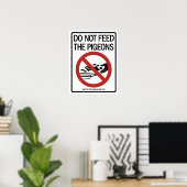 Tauben-/Prediger-Angebotsplakat Poster (Heimbüro)