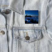 Tauben-Punkt-Leuchtturm | Half Moon Bay, Ca Button (Beispiel)