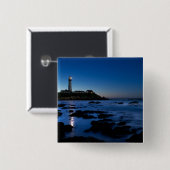 Tauben-Punkt-Leuchtturm | Half Moon Bay, Ca Button (Vorne & Hinten)