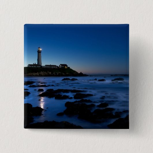 Tauben-Punkt-Leuchtturm | Half Moon Bay, Ca Button (Vorderseite)
