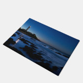 Tauben-Punkt-Leuchtturm | Half Moon Bay, Ca Fußmatte (Schrägansicht)