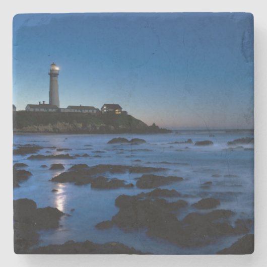 Tauben-Punkt-Leuchtturm | Half Moon Bay, Ca Steinuntersetzer (Vorderseite)