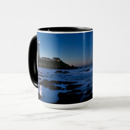 Tauben-Punkt-Leuchtturm | Half Moon Bay, Ca Tasse (Vorderseite Links)