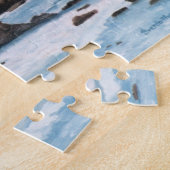 Tauben-Punkt-Leuchtturm-Puzzlespiel Puzzle (Seite)