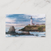 Tauben-Punkt-Leuchtturm-Visitenkarten Visitenkarte (Rückseite)