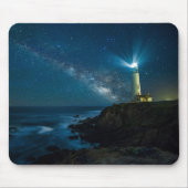 Tauben-Punkt-Licht-Station, Ca Mousepad (Vorne)