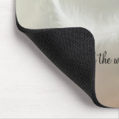 Tauben-Ruhe-Gebet Mousepad ~ Gold (Ecke)
