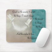 Tauben-Ruhe-Gebet Mousepad ~ Gold (Mit Mouse)