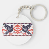 Tauben Schlüsselanhänger (Rückseite)