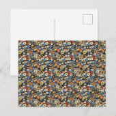 TAUBEN Stereogramm Magic Eye - Kein Umschlag Postkarte (Vorne/Hinten)