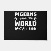 Tauben Tauben Tauben Vogelvögel Zuchttauben Fußmatte (Vorderseite)