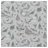 Tauben Tier Birds Novelty | Stoffvorhang Stoff (Nahaufnahme)