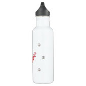 Tauben und Friedenszeichen Edelstahlflasche (Rechts)