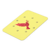 Tauben und Friedenszeichen Magnet (Linke Seite)