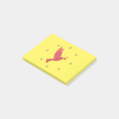 Tauben und Friedenszeichen Post-it Klebezettel (angewinkelt)