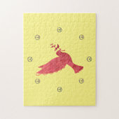 Tauben und Friedenszeichen Puzzle (Vertikal)