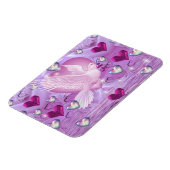 Tauben und Herz Magnet (Linke Seite)