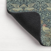 Tauben- und Rosegewebeentwurf, c.1879 Mousepad (Ecke)