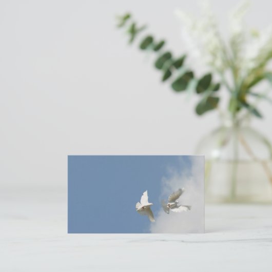 Tauben Visitenkarte (Stehend Vorderseite)