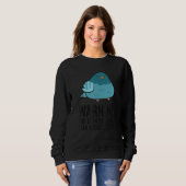 Tauben Vögel Warnung Können Spontan Über Reden Sweatshirt (Vorne ganz)