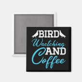 Tauben, Vogelbeobachtung und Kaffee Magnet (Vorderseite/Rückseite)