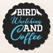 Tauben, Vogelbeobachtung und Kaffee Untersetzer (Vorderseite)
