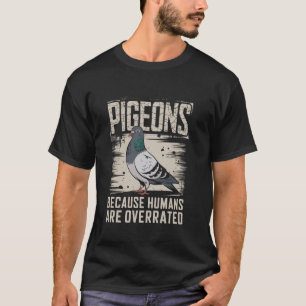 Tauben, weil Menschen überbewertet sind, Vintage-V T-Shirt