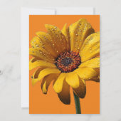 Taubenabtropfen halbwüchsig 50 und vorzüglicher Ge Einladung (Rückseite)