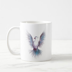 Taubenaufkleber Kaffeetasse