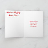 Taubenbaby Jesus Feiertagskarte (Innenseite)