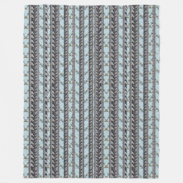 Taubenblaue Mohnblumen-multi Fleecedecke