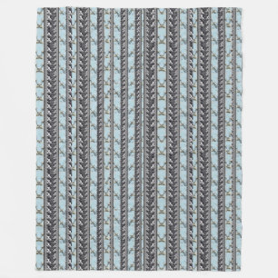 Taubenblaue Mohnblumen-multi Fleecedecke