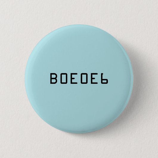 Taubenblauer Normallack mit Hexe-Zahl B0E0E6 Button (Vorderseite)