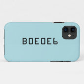 Taubenblauer Normallack mit Hexe-Zahl B0E0E6 Case-Mate iPhone Hülle (Rückseite (Horizontal))