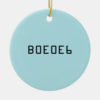 Taubenblauer Normallack mit Hexe-Zahl B0E0E6 Keramikornament