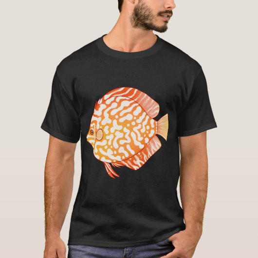 Taubenblut-Diskusfisch T-Shirt (Vorderseite)
