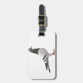 Taubendesign Gepäckanhänger (Vorderseite vertikal)