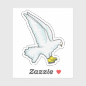 Taubeneis Skaten Ice Skate Aufkleber (Blatt)