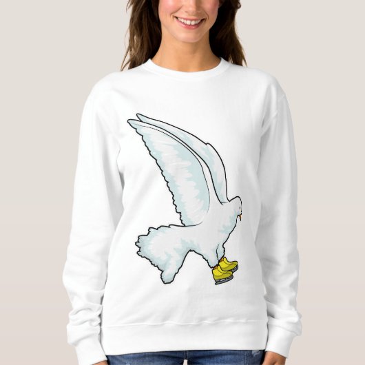 Taubeneis Skaten Ice Skate Sweatshirt (Vorderseite)