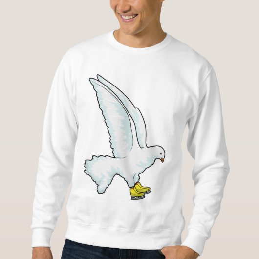 Taubeneis Skaten Ice Skate Sweatshirt (Vorderseite)