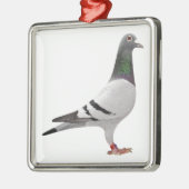 Taubenentwurf Silbernes Ornament (Links)