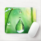 Taubenfallen auf Gras Mousepad (Mit Mouse)