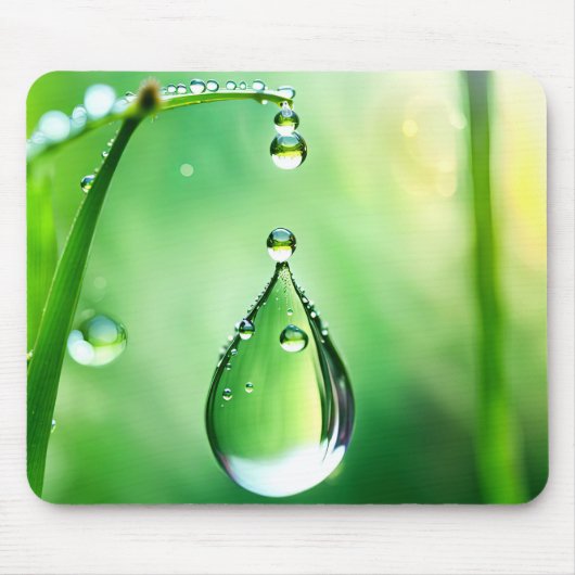 Taubenfallen auf Gras Mousepad (Vorne)