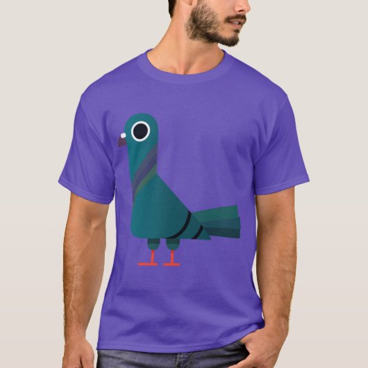Taubenfamilie T-Shirt (Vorderseite)
