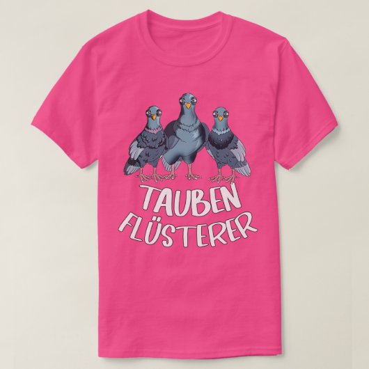 Taubenfänger-Taubenschlag T-Shirt (Design vorne)