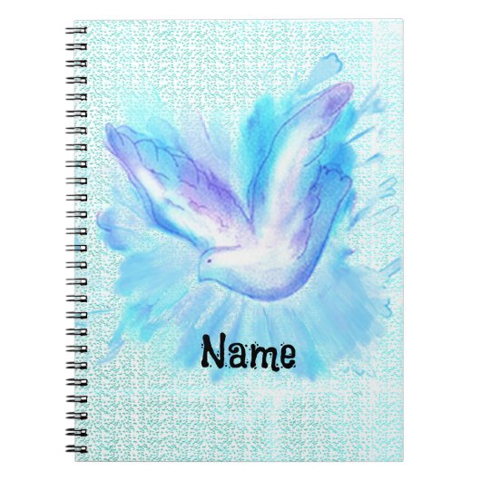 Taubenfliegendes Notizbuch Notizblock (Vorderseite)