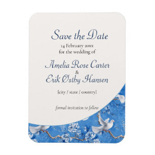 Taubenflüster, Save the Date Magnet