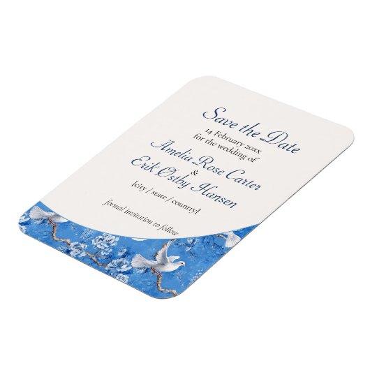 Taubenflüster, Save the Date Magnet (Linke Seite)