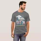 Taubenflüsterer TShirt Roller Brieftaube (Vorne ganz)