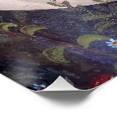 Taubenfresko und Brunnen, Pompeji Poster (Ecke)